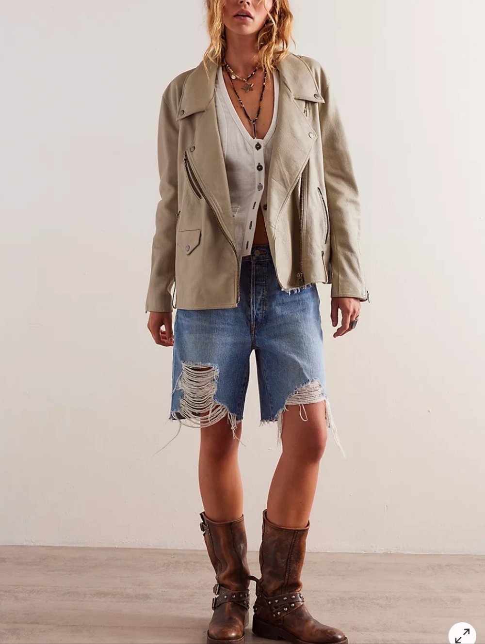 We The Free Jealousy Leather Moto Jacket